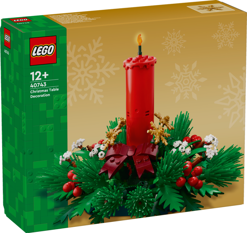 LEGO® 40743 Vánoční dekorace na stůl