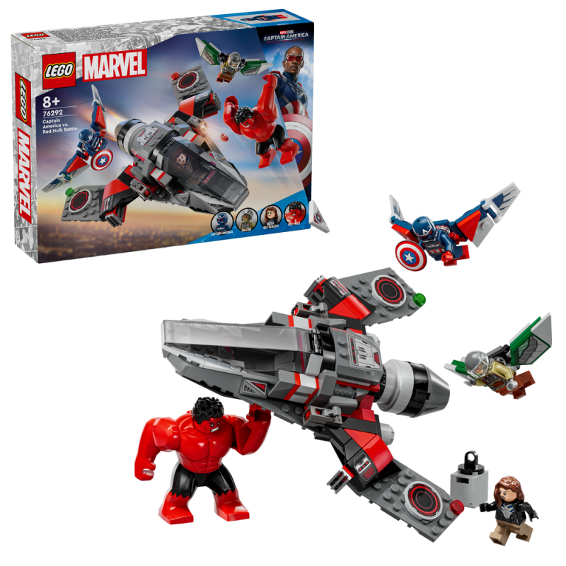 LEGO® Marvel 76292 Souboj: Kapitán Amerika vs. Red Hulk