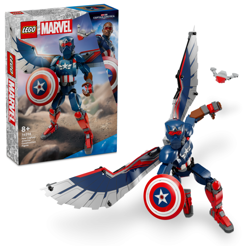 LEGO® Marvel 76296 Sestavitelná figurka: Nový Kapitán Amerika