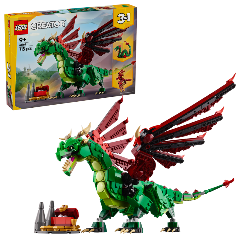 LEGO® Creator 3v1 31161 Středověký drak