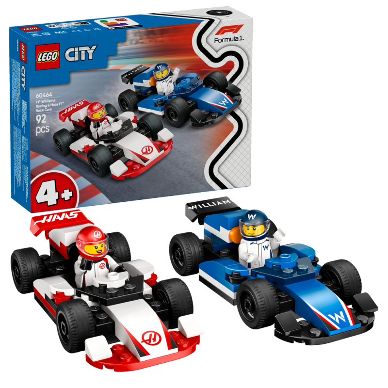 LEGO® City 60464 Závodní vozy F1® Williams Racing a Haas F1®