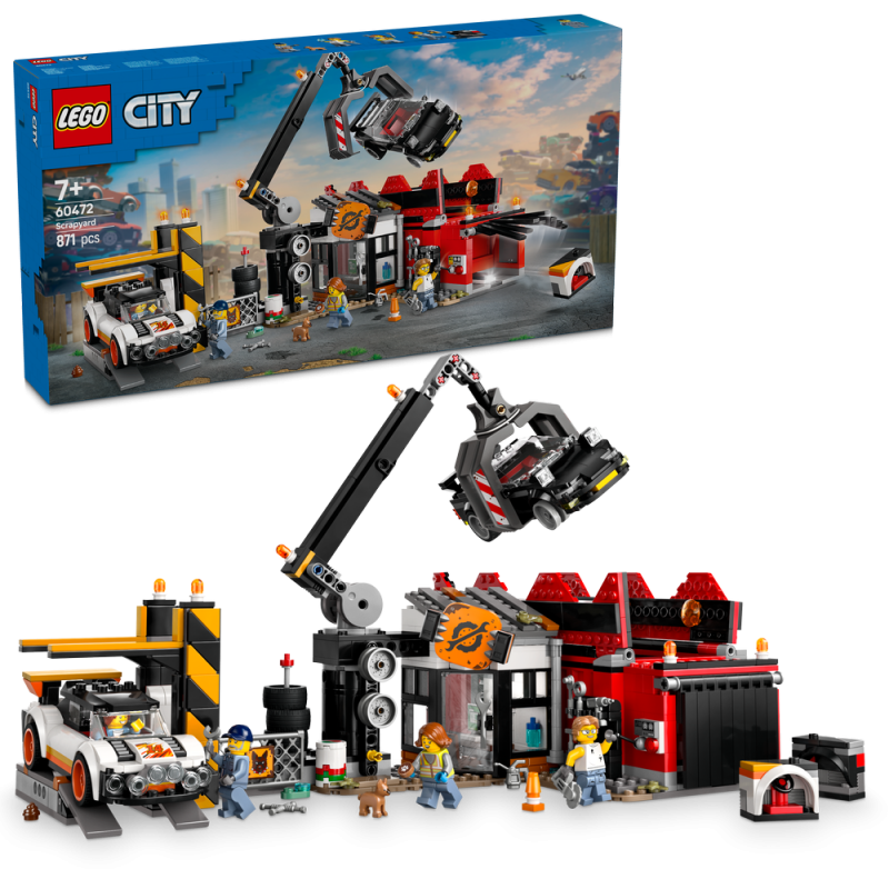 LEGO® City 60472 Vrakoviště s auty