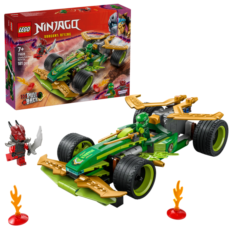 LEGO® NINJAGO® 71828 Lloydovo závodní auto s natahovacím motorem