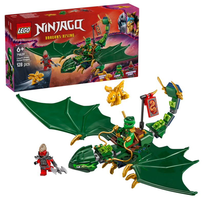 LEGO® NINJAGO® 71829 Lloydův zelený lesní drak