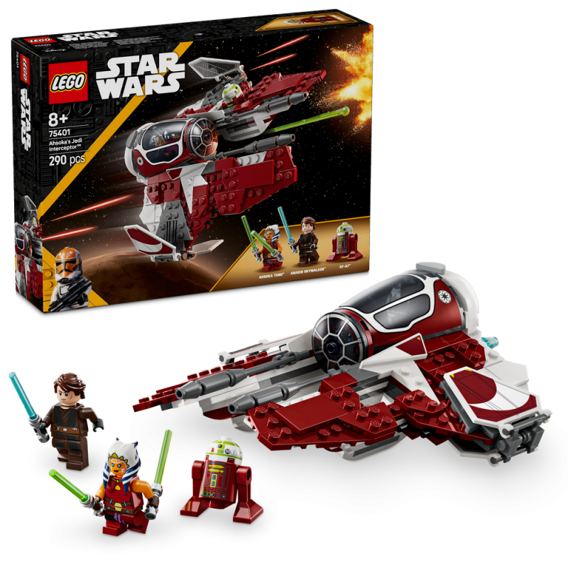 LEGO® Star Wars™ 75401 Ahsoka a jediská stíhačka Interceptor™