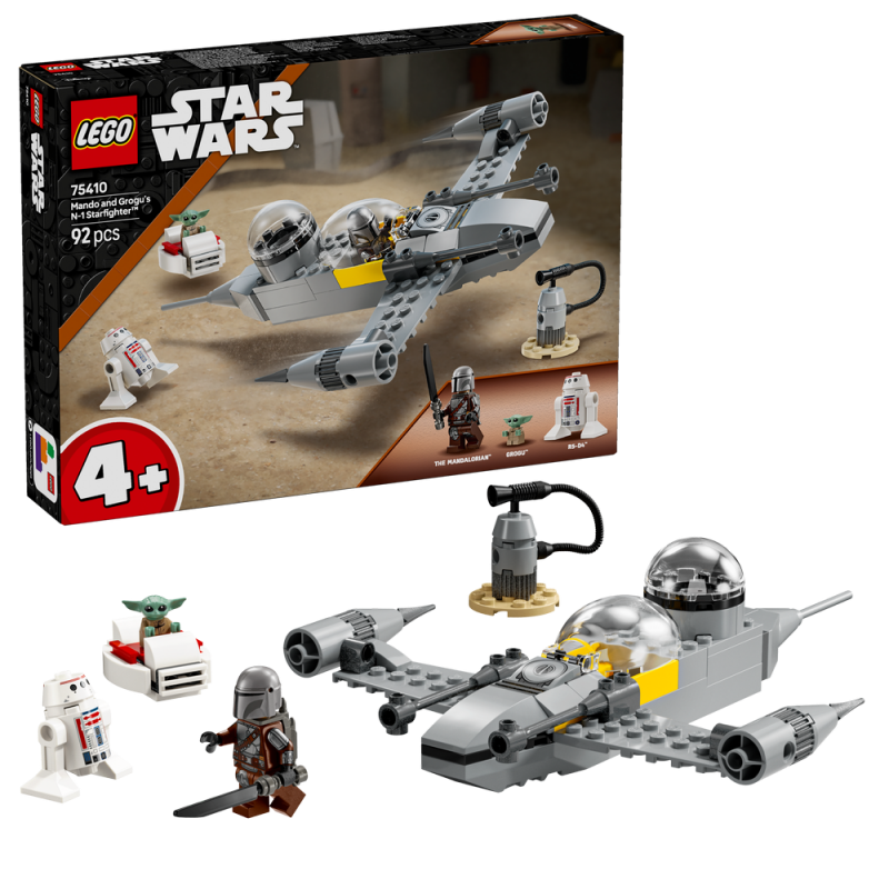 LEGO® Star Wars™ 75410 Mando, Grogu a stíhačka N-1 Starfighter™