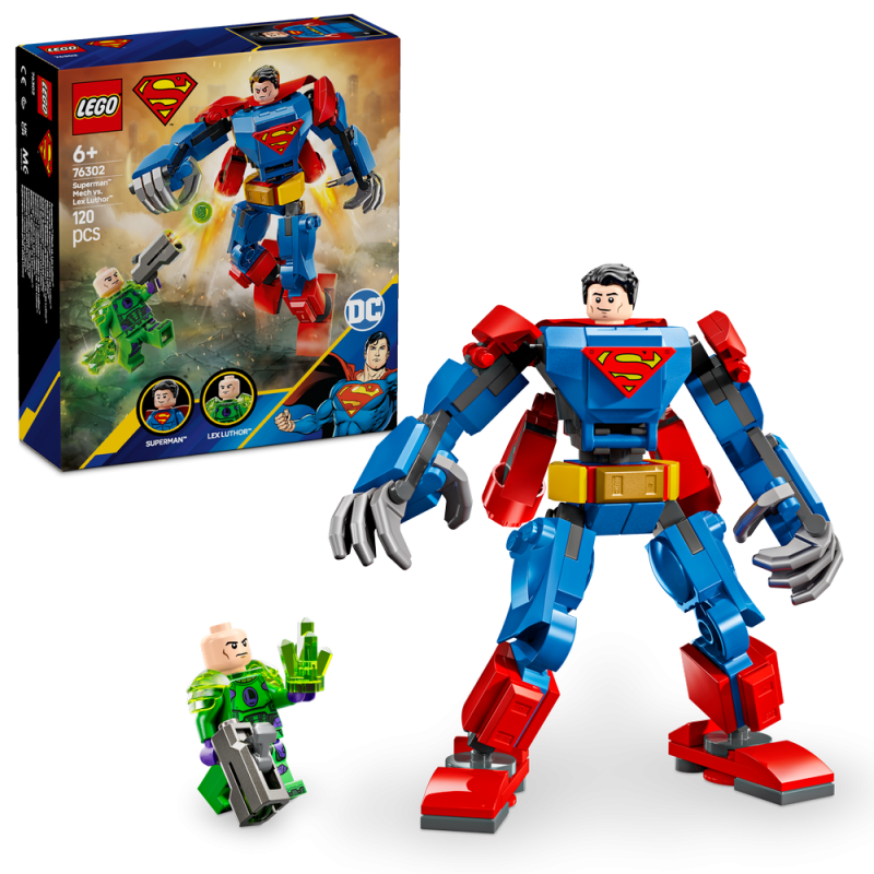 LEGO® DC Batman™ 76302 Superman™ v robotickém obleku vs. Lex Luthor™