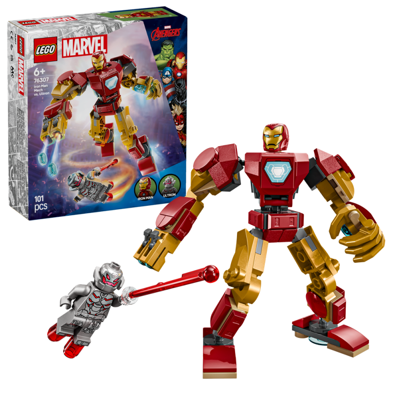 LEGO® Marvel 76307 Iron Man v robotickém obleku vs. Ultron