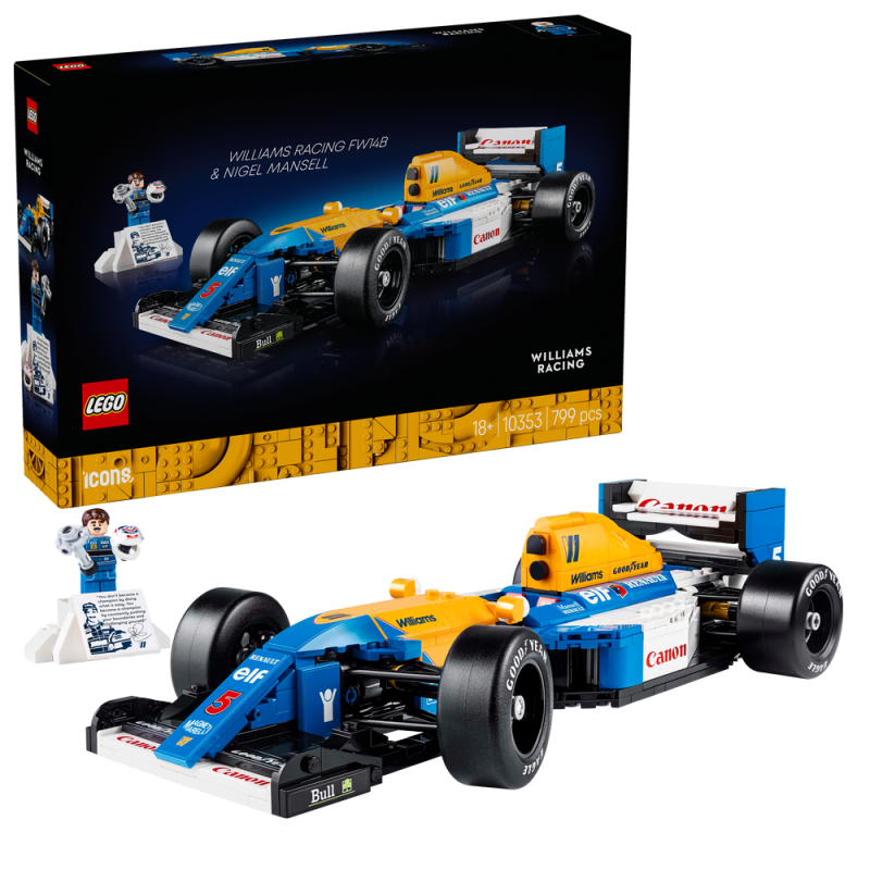 LEGO® Icons 10353 Williams Racing FW14B a Nigel Mansell