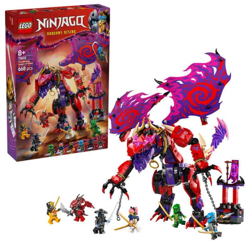 LEGO® NINJAGO® 71832 Drak chaosu Thunderfang