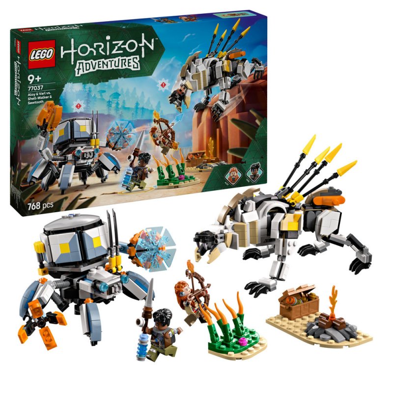 LEGO® Horizon Adventures™ 77037 Aloy a Varl vs. Shell-Walker a Sawtooth