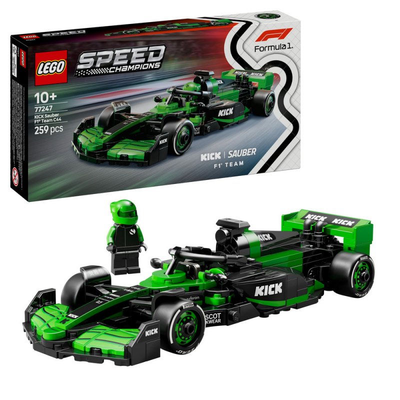 LEGO® Speed Champions 77247 Závodní auto KICK Sauber F1® Team C44