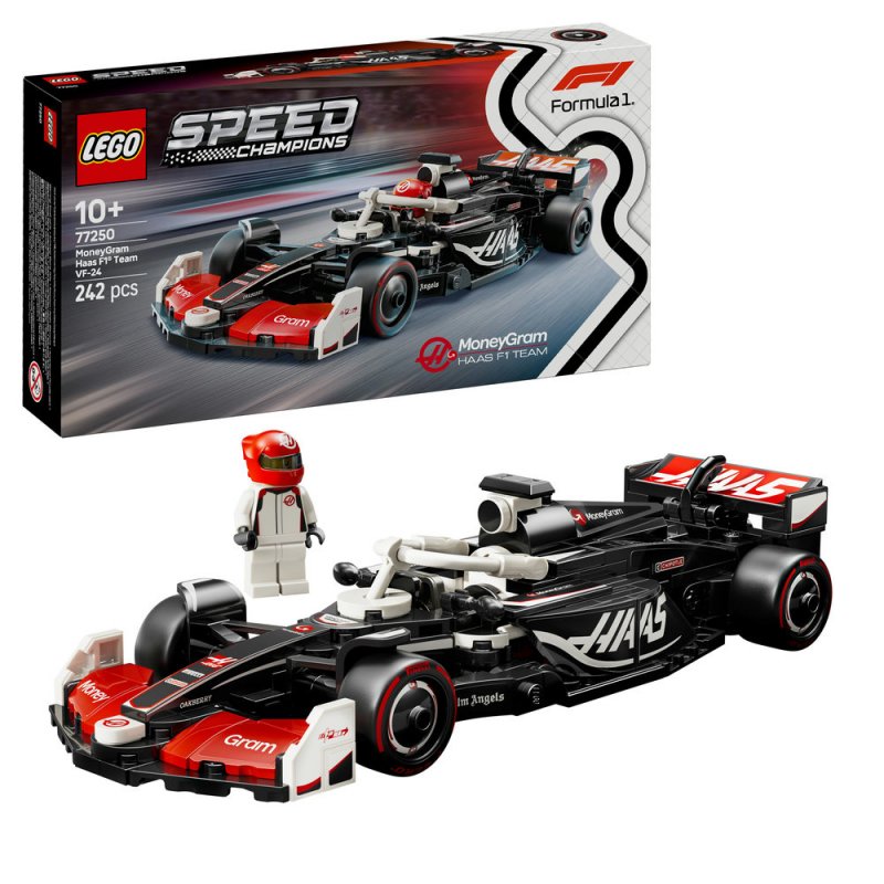 LEGO® Speed Champions 77250 Závodní auto MoneyGram Haas F1® Team VF-24