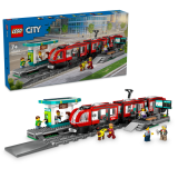 LEGO® City 60423 Tramvaj a zastávka v centru města