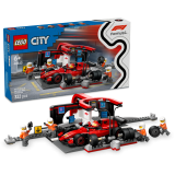 LEGO® City 60443 Zastávka v boxech F1® a personál s vozem Ferrari