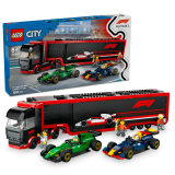 LEGO® City 60445 Kamion F1® s vozy F1® RB20 a AMR24