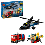 LEGO® City 60462 Remix: Helikoptéra, hasičský vůz a ponorka