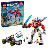 LEGO® DREAMZzz™ 71497 Cooperův tygří robot a Zerův hot rod