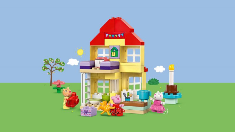 LEGO® DUPLO® 10433 Prasátko Peppa a narozeninový dům