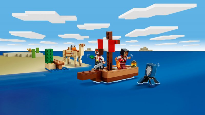 LEGO® Minecraft® 21259 Plavba na pirátské lodi