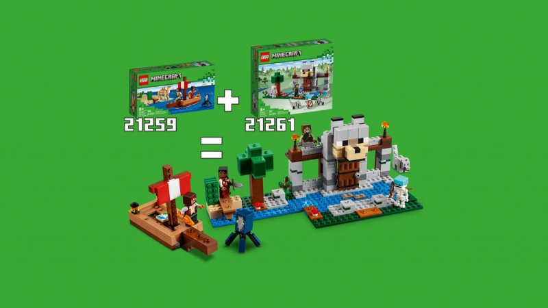 LEGO® Minecraft® 21259 Plavba na pirátské lodi