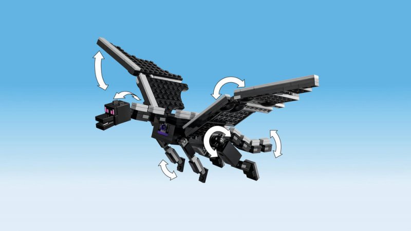 LEGO® Minecraft® 21264 Drak z Enderu a loď z Endu