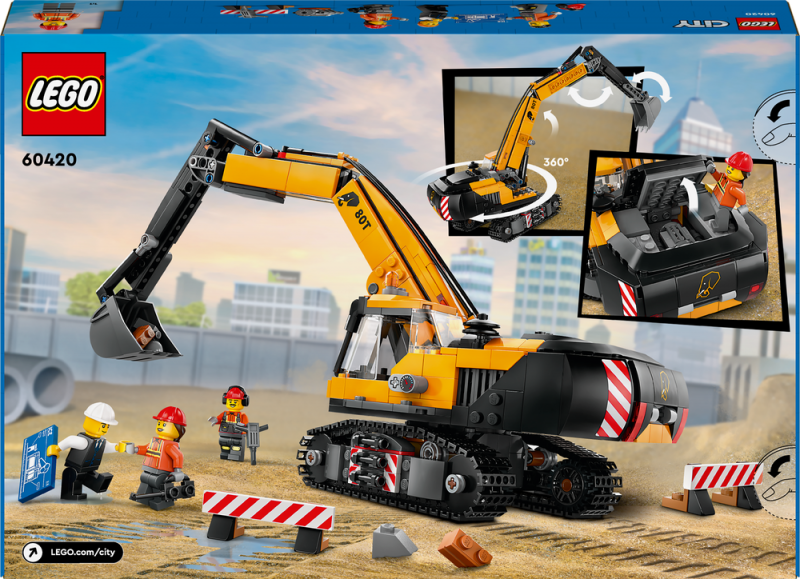 LEGO® City 60420 Žlutý bagr