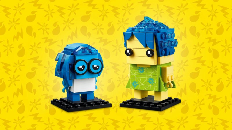 LEGO® BrickHeadz™ │ Disney a Pixar 40749 Radost, Smutek a Úzkost