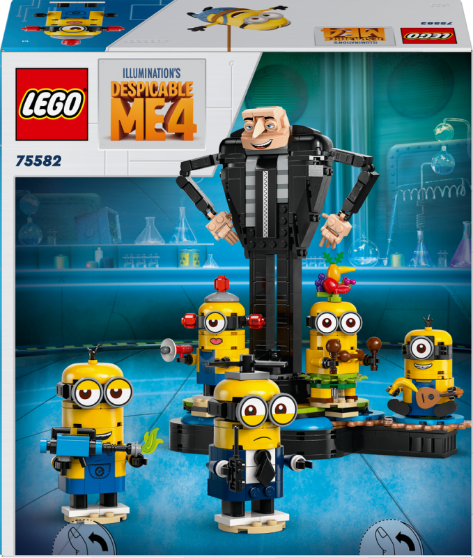 LEGO® Já, padouch 4 75582 Gru a mimoni z kostek