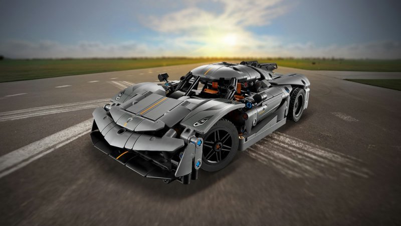 LEGO® Technic 42173 Šedé hyperauto Koenigsegg Jesko Absolut