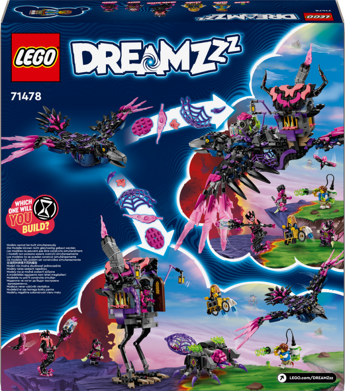 LEGO® DREAMZzz™ 71478 Nikdyčarodějnice a její Půlnoční krkavec