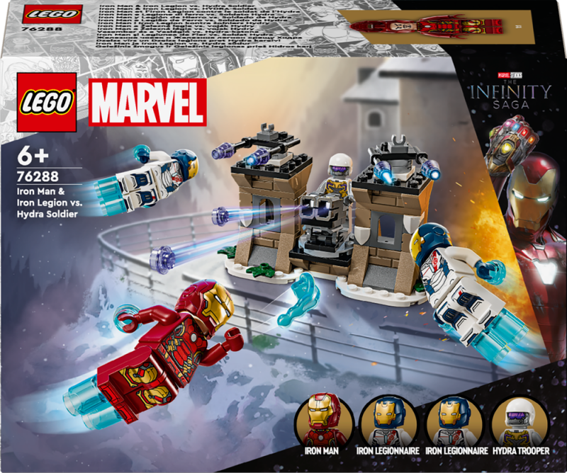 LEGO® Marvel 76288 Iron Man a Železná legie vs. voják Hydry