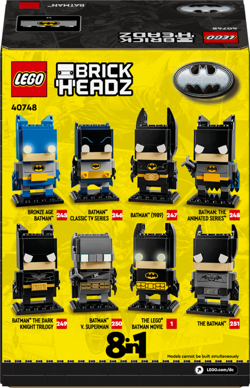 LEGO® BrickHeadz™ Batman™ 40748 Batman™ – Figurka 8 v 1