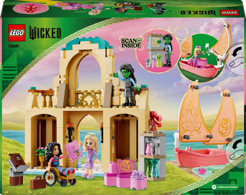 LEGO® Wicked 75681 Glinda, Elphaba a Nessarose na Shiz univerzitě