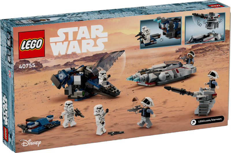 LEGO® Star Wars™ 40755 Imperiální výsadková loď vs. povstalecký průzkumný spídr