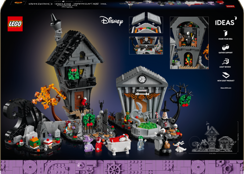 LEGO® Ideas 21351 Ukradené Vánoce Tima Burtona od Disneyho