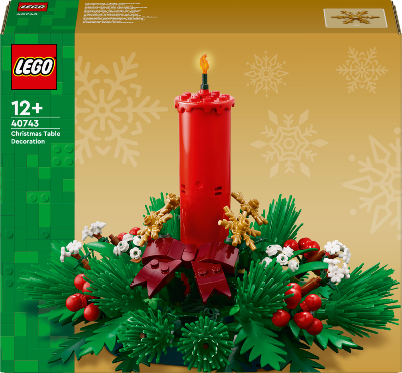 LEGO® 40743 Vánoční dekorace na stůl