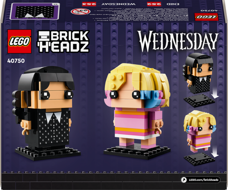 LEGO® BrickHeadz™ 40750 Wednesday a Enid