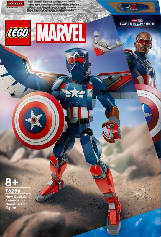 LEGO® Marvel 76296 Sestavitelná figurka: Nový Kapitán Amerika