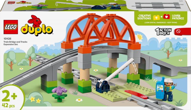 LEGO® DUPLO® 10426 Železniční most a koleje – rozšiřující sada