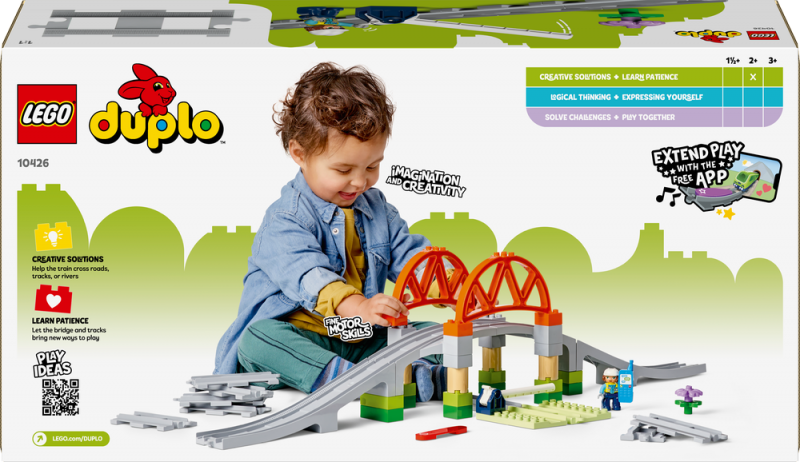 LEGO® DUPLO® 10426 Železniční most a koleje – rozšiřující sada