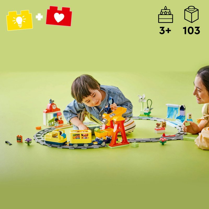 LEGO® DUPLO® 10428 Velký interaktivní komunitní vláček