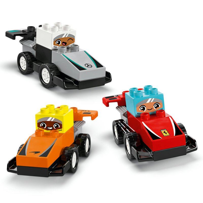 LEGO® DUPLO® 10445 Závodní auta a řidiči týmu F1®