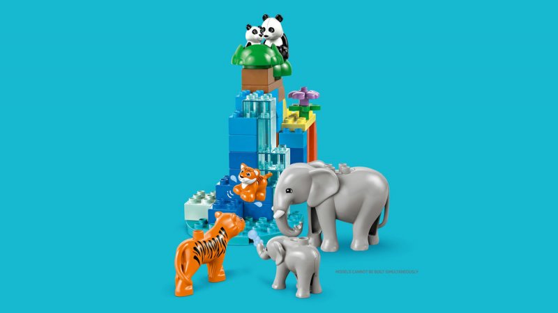 LEGO® DUPLO® 10446 Rodinky divokých zvířat 3 v 1