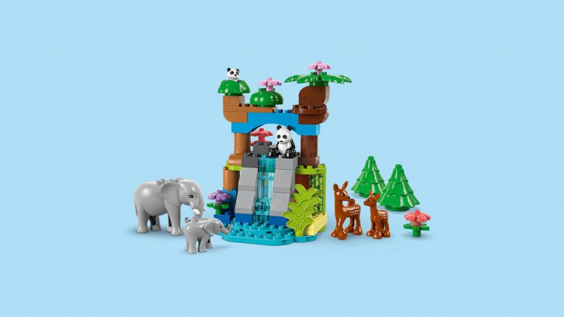 LEGO® DUPLO® 10446 Rodinky divokých zvířat 3 v 1