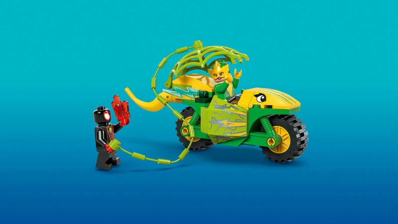 LEGO® Marvel 11198 Spin, Electro a honička s dinosauřím vozidlem