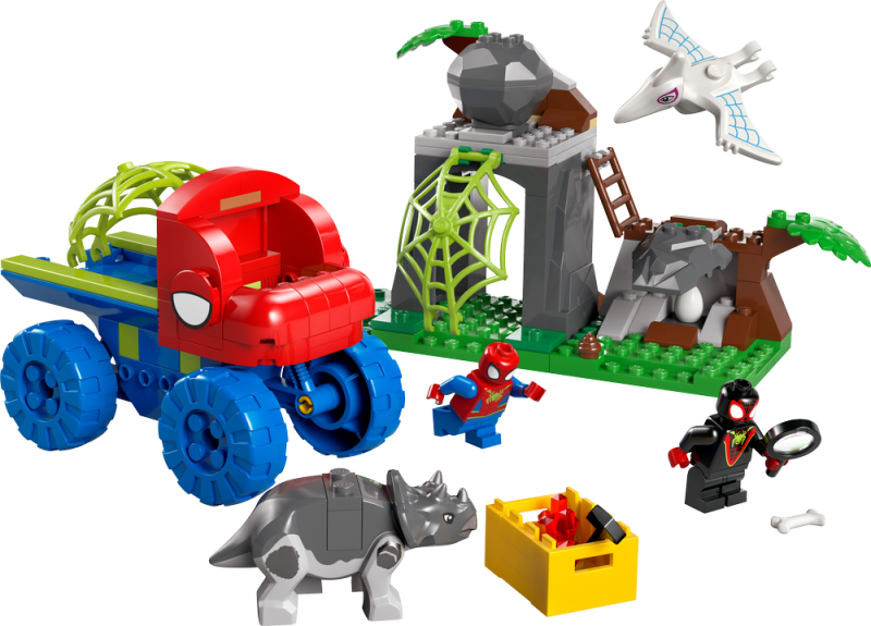 LEGO® Marvel 11199 Spideyho tým a záchrana dinosaurů s truckem