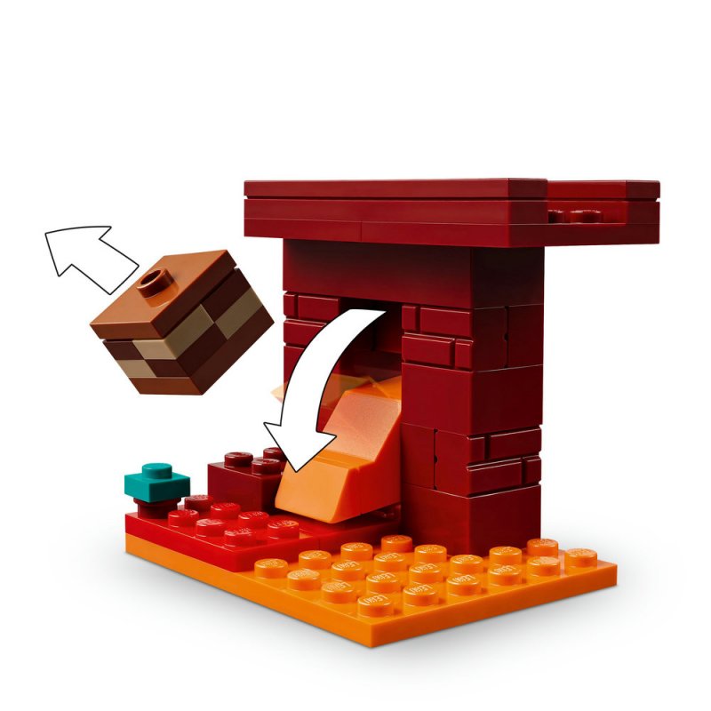 LEGO® Minecraft®  21266 Lávová bitva v Netheru