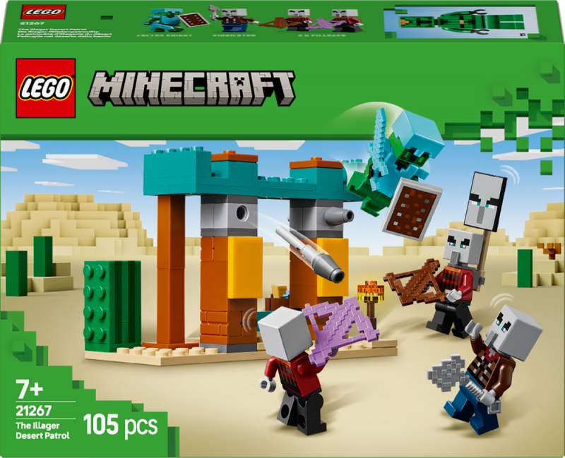 LEGO® Minecraft®  21267 Pouštní hlídka zákeřníků