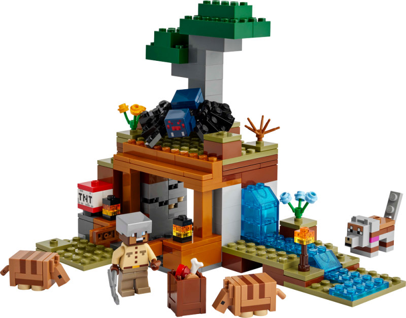 LEGO® Minecraft®  21269 Výprava do dolu a pásovec